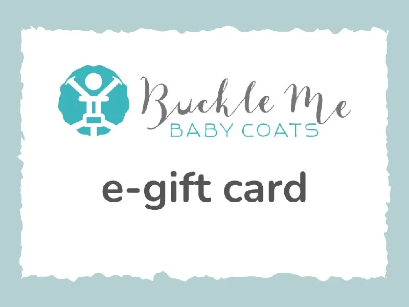 Buckle Me Baby Coats  E-Gift Card