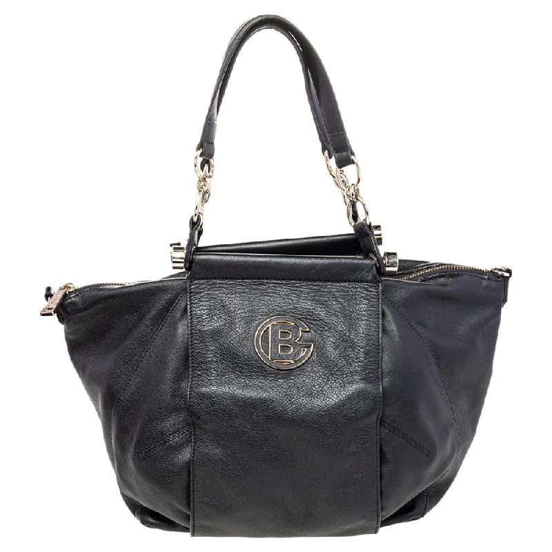 Baldinini  Leather Top Zip Tote