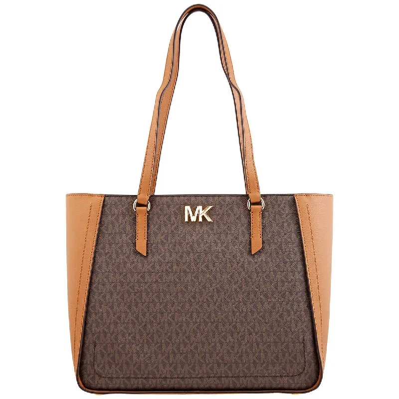 Michael Kors Sylvia Top Zip MK Acorn Signature Medium Tote Bag