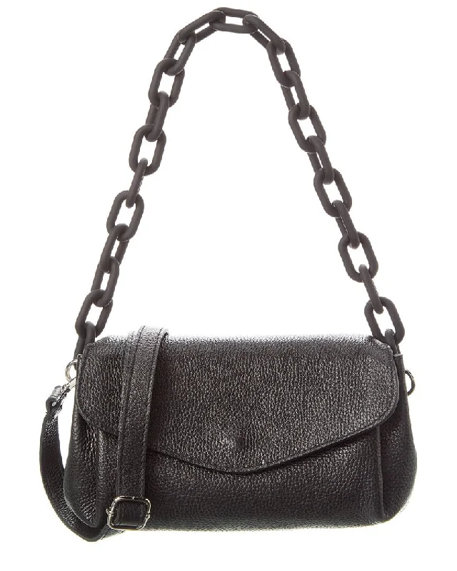 Italian Leather Top Handle Shoulder Bag