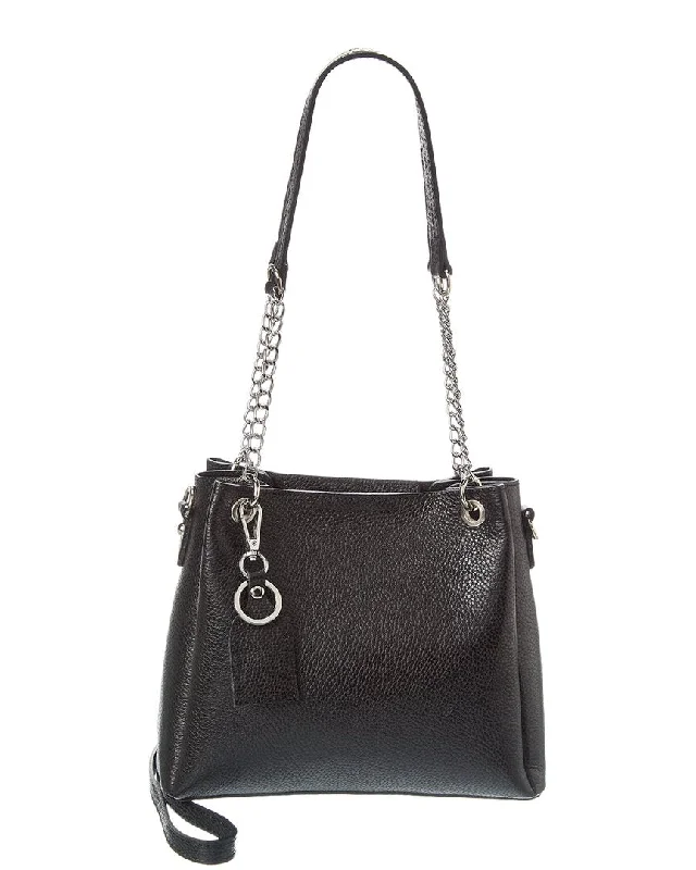 Italian Leather Top Handle Bag