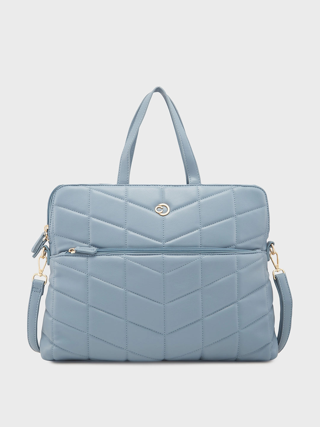 Caprese Julie Laptop Bag Large Powder Blue