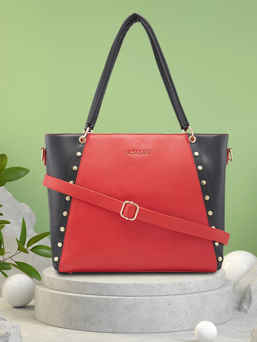 Caprese Shelby Laptop Tote Large Red