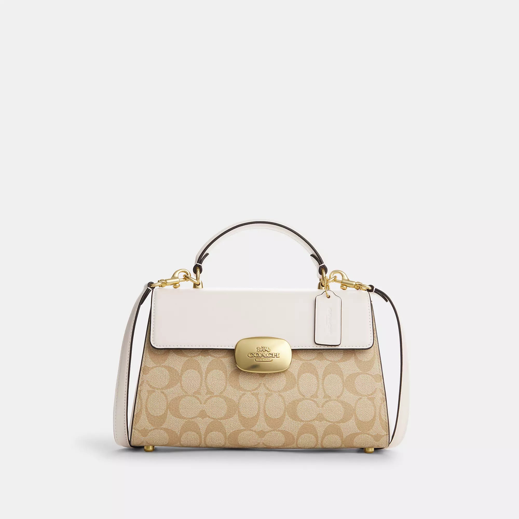 Coach Outlet Eliza Top Handle In Signature Canvas