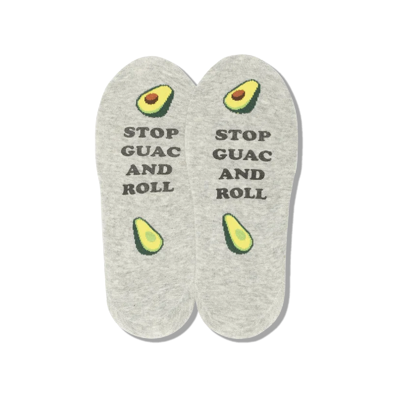 WOMEN'S STOP GUAC AND ROLL NO SHOW SOCKS