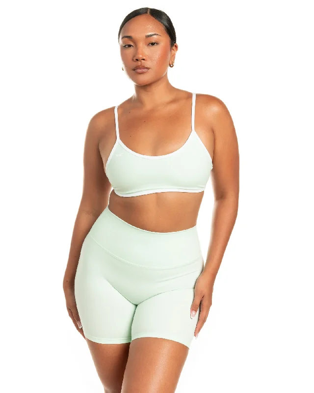 Micro Contrast Bra - Soft Jade