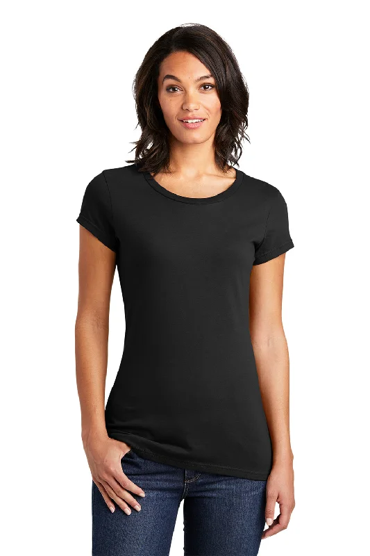 District Womens Very Important Short Sleeve Crewneck T-Shirt - Black