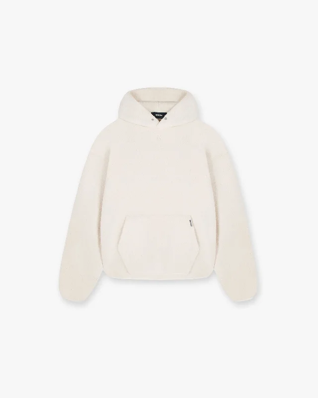 Fleece Oversized Hoodie - Papyrus