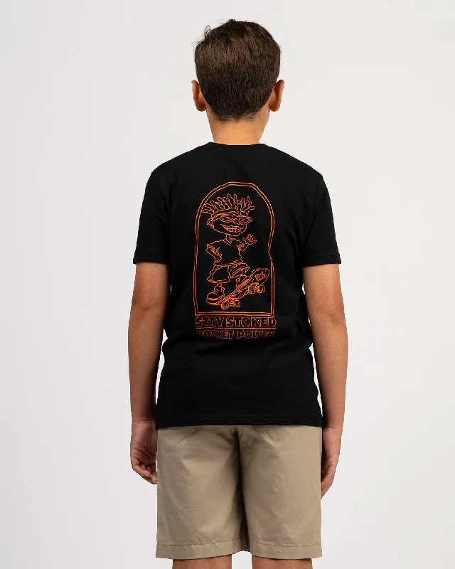 Youth (8-16) Rocket Power X Jack's "Stoked Otto" " S/S Tee