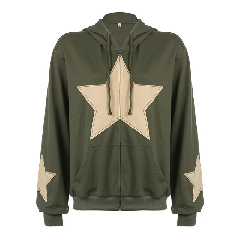 Women's Street Star Patch Hoodie