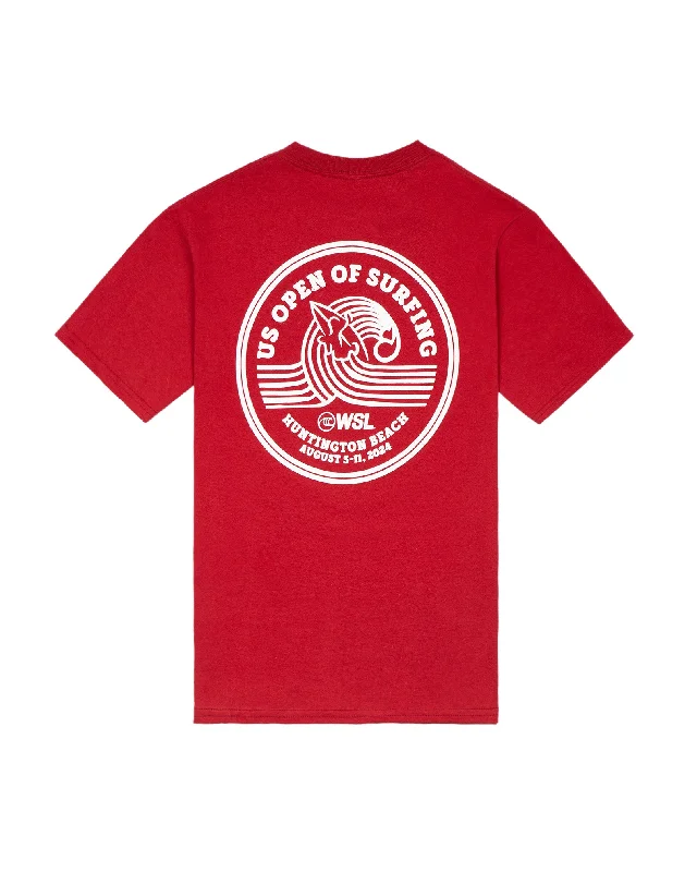 Boys (8-16) US Open 2024 Circle S/S Tee