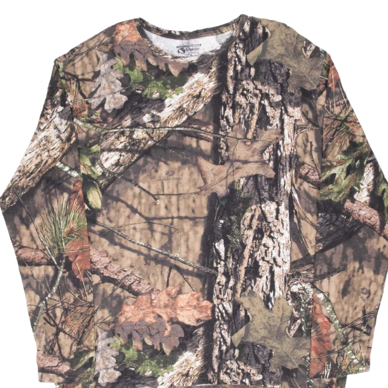 VINTAGE HUNTING MOSSY OAK BREAK UP COUNTRY CAMO LONG SLEEVE TEE SHIRT LARGE