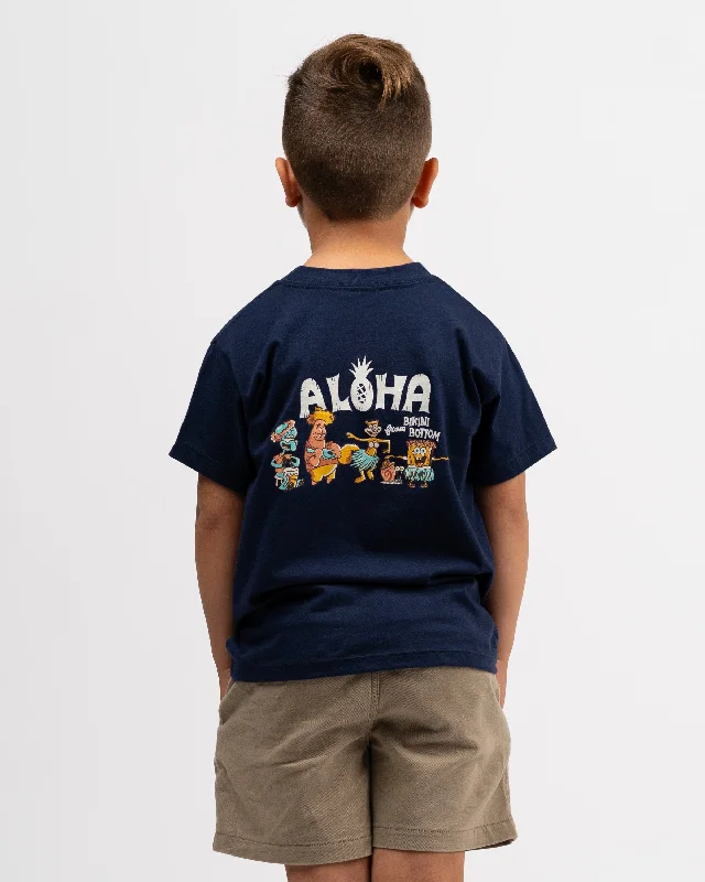 Kid's (2-7) SpongeBob SquarePants x Jack's "Aloha" S/S Tee